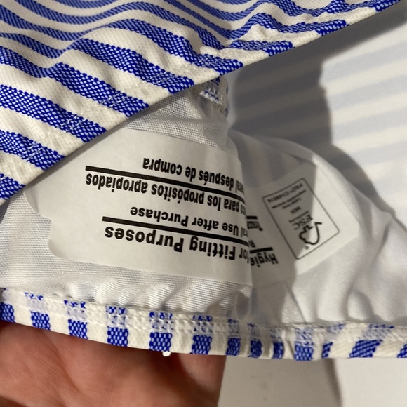 3x 24w-26w beautiful blue and white pinstriped bikini ❤️🔥 NWT - Picture 9 of 11